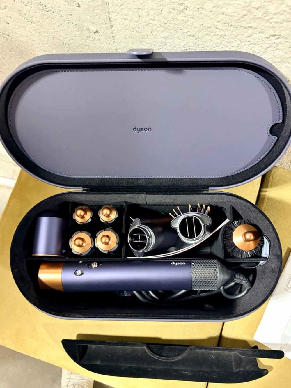 Dyson Airwrap Complete Styler - Deep Purple and Copper Accents - Picture 2 of 4